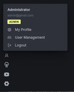 Administrator Menu