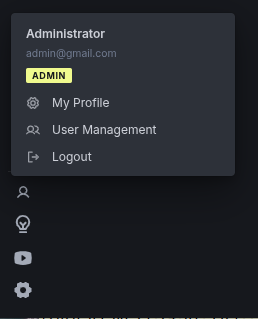 Administrator Menu